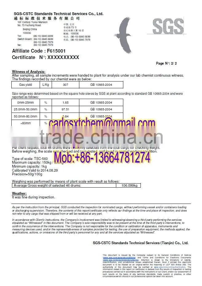 Best Price Calcium Carbide CaC2 plant / Calcium Carbide Factory for sale