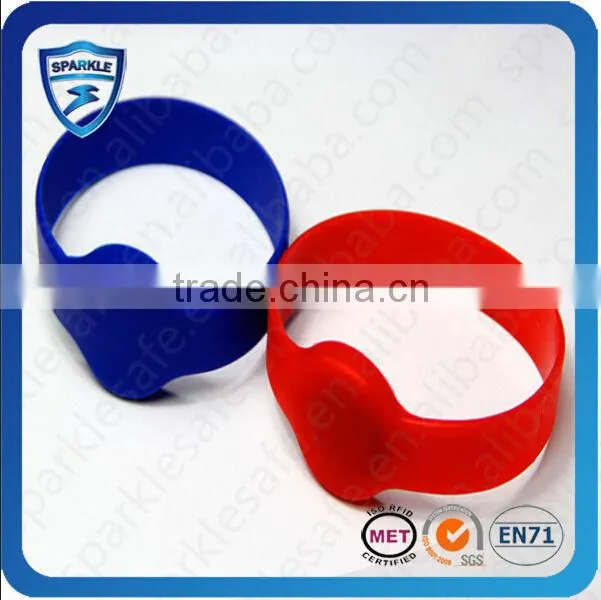 Printing f08 silicone rfid wristband for Event/club access control