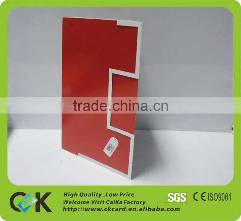 a4 size christmas greeting card printing 250g art paper