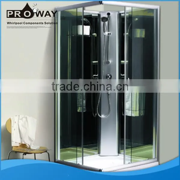 Corner Place Free Standing Portable Enclosed Cabin Glass Bathroom Shower Room