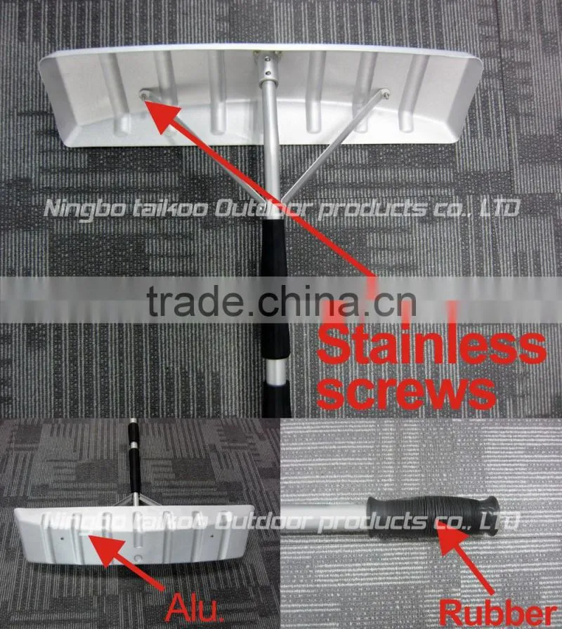 aluminum telescopic ice scraper with long-handled