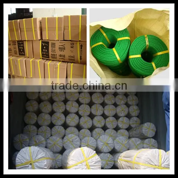 high quality 3 strands pe rope