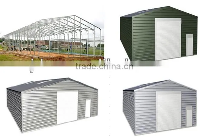 light-steel designed car garage