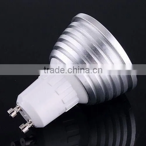 3W GU10 16 Colors RGB LED Light Bulb with Remote Control Energy-saving