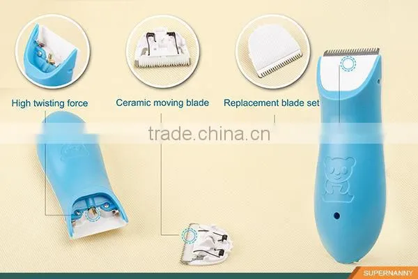 DC motor cordless quiet baby hair clipper(SN-217)