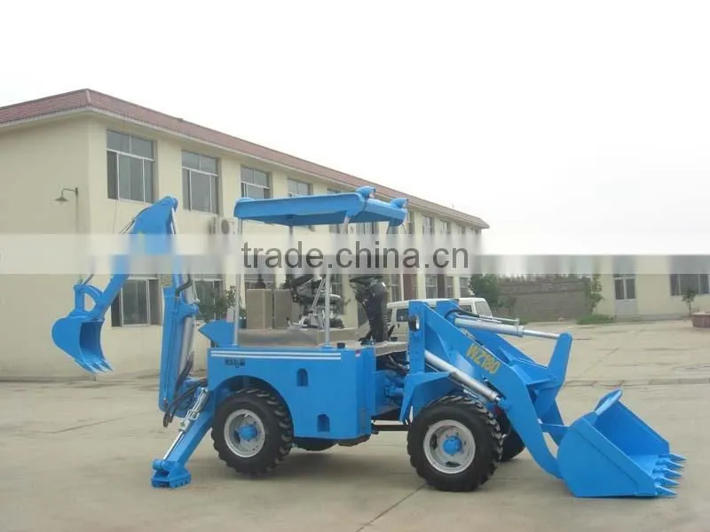 4500KG 0.2 CBM Backhoe Loader WZ180 for sale 2015 good performence and good quality