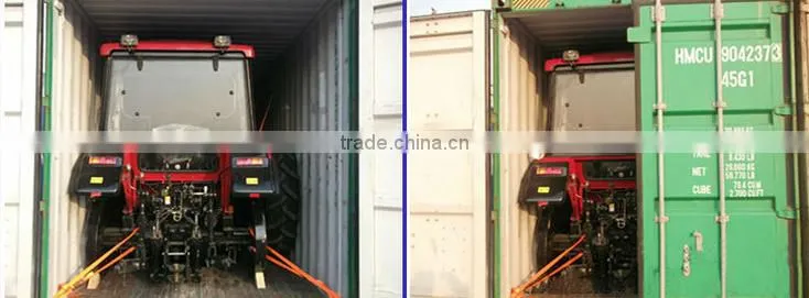 55HP 4WD Farm Tractor Trailer Cheap Price For Sale
