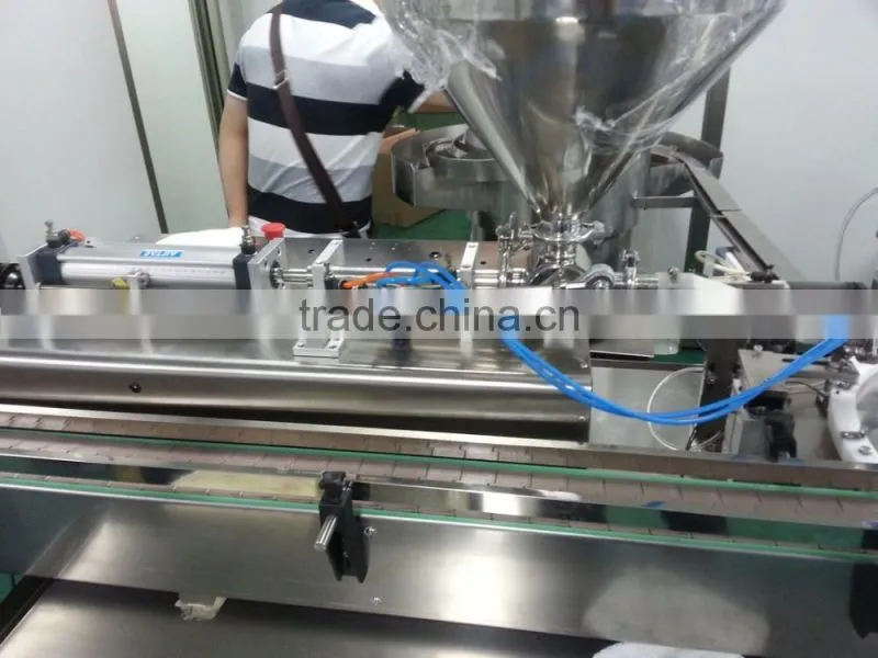 Rotary automatic plastic cups filling sealing machine cream/paste sauce fillling and sealing