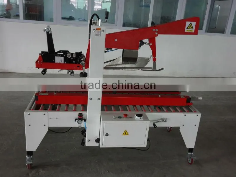 automatic carton sealer machine with safty door