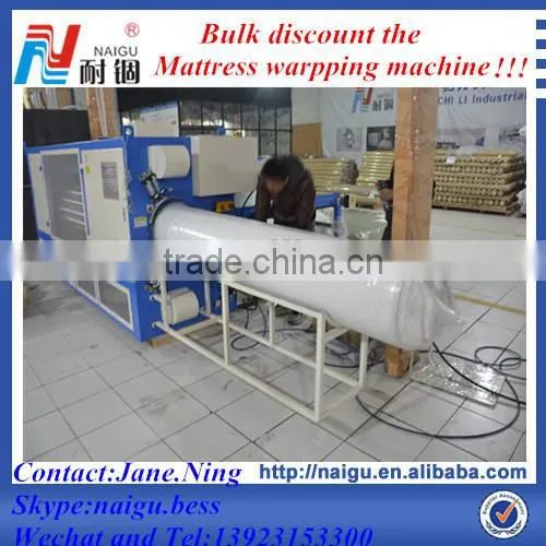 foam mattress or spring mattress wrapping roll packing machine