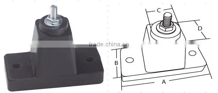 A/C rubber pad