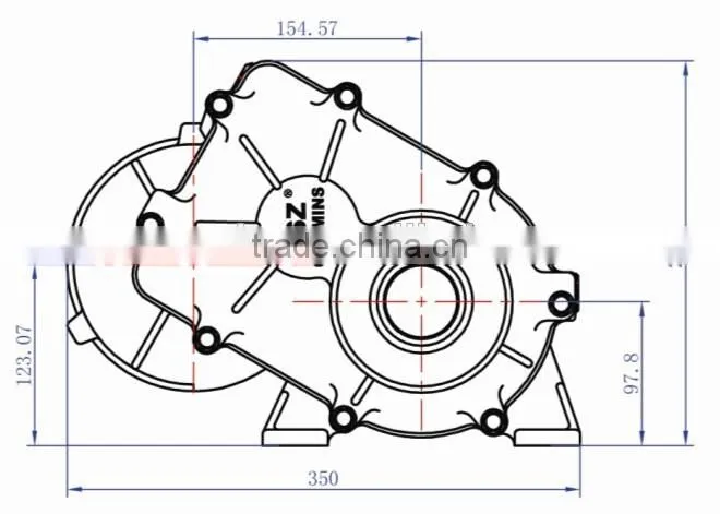 gearmotor for pivot irrigation