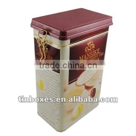 Best quality plastic lid coffee tin,coffee tin box,coffee tin can