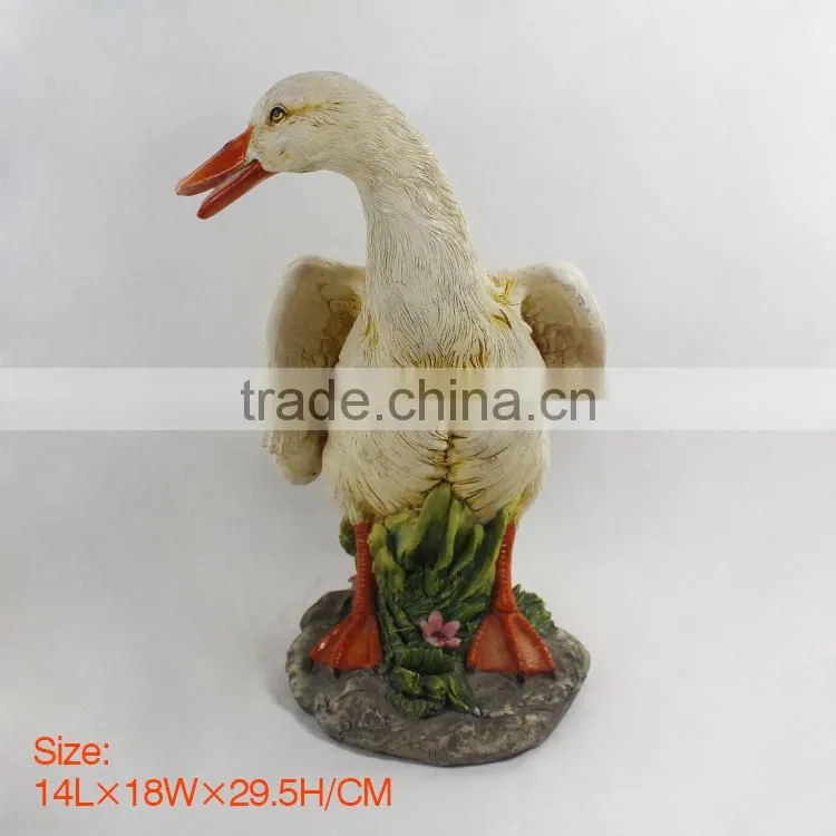 Resin garden decor goose statue