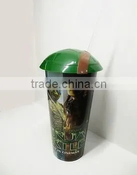custom IML plastic milk tea cup