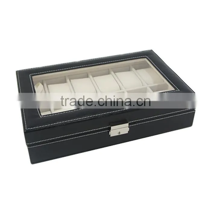 10 Grid Watches Display Storage Box Case Jewelry Fashion