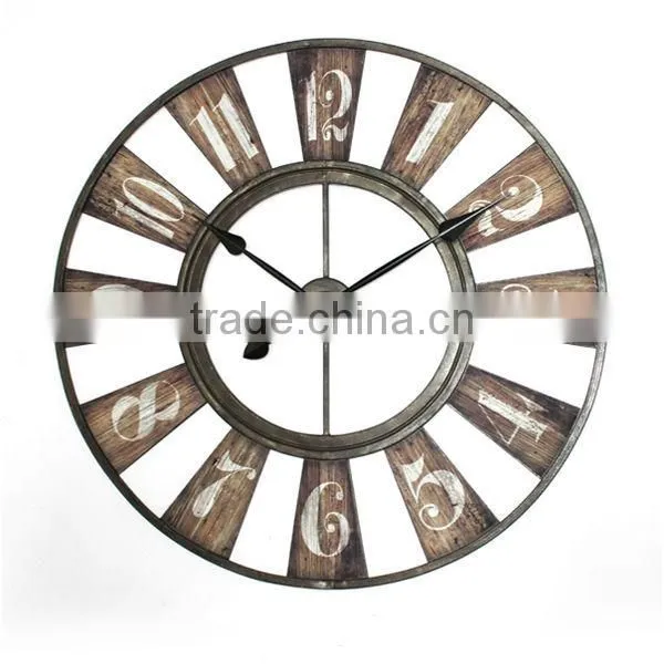 Metal Vintage Decorative Wall Clock Wholesale