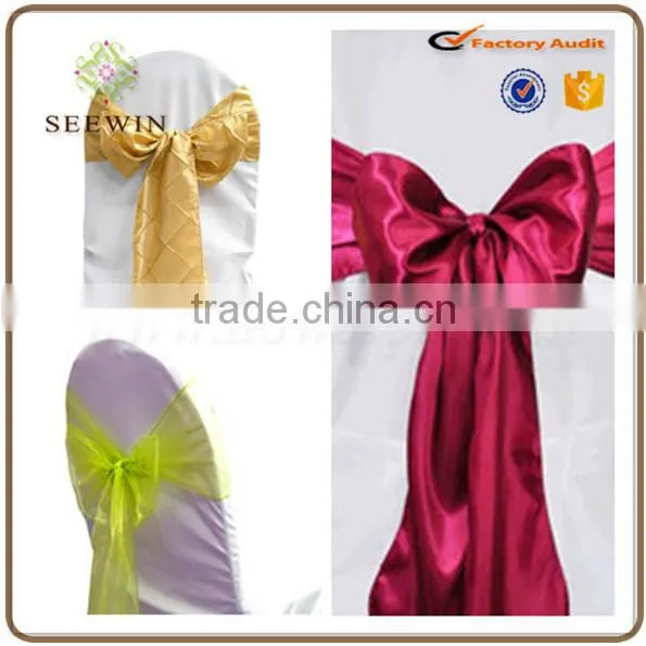exotic fashionable chair sash led bow tie