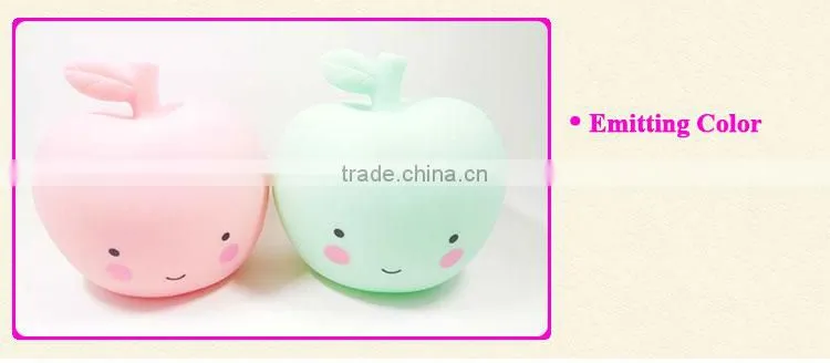 apple smile outdoor car decoration night led lamp