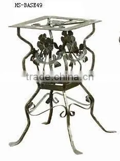 Trade Assurance garden cast iron flower pot base,metal flower pot base for sale