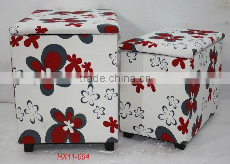 Storage seat stool sets