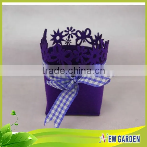 Hand Made Beautiful Fany Artificial Flower Basket Decoration