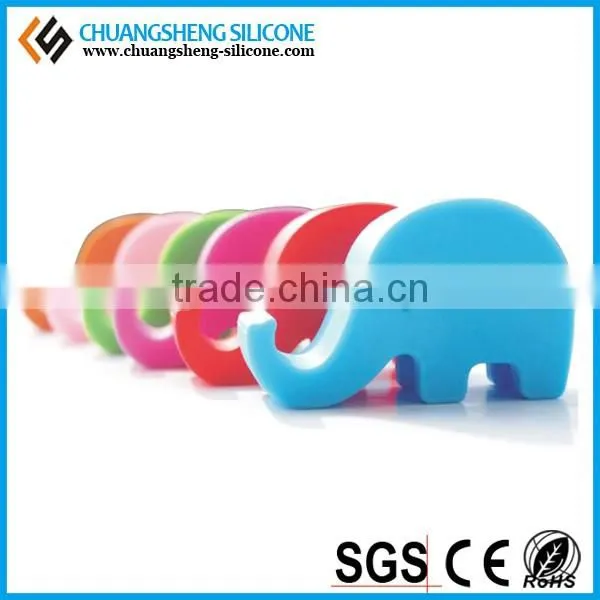 Cute design silicone mobile phone accessory, silicone gifts