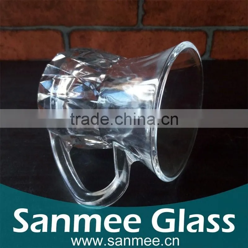 Wholesale Glass Tumblers Bottle for Milk,Drinking Glass with Handle