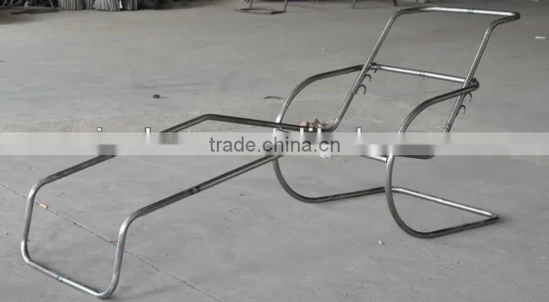 PVC Coated Fabric Outdoor Adjustable Lounge Chair EK2023