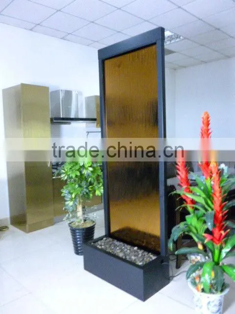 glass waterfall modern decorative waterwall