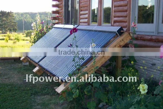 Balcony glass tube high pressurized solar collector