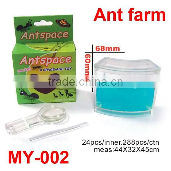 Colorful Plastic Apple-shape Ant Farm Toys
