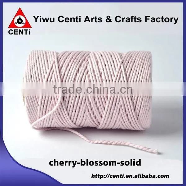 Wholeslae white bakers twine snow white solid bakers twine for packing gift