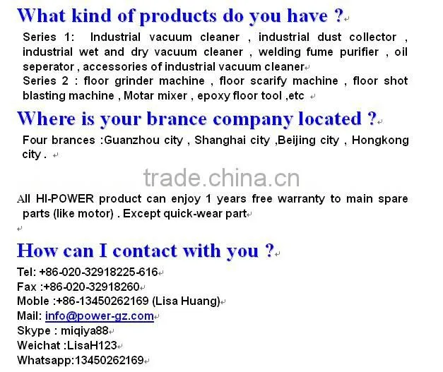 Three head floor grinder machine for epoxy floor