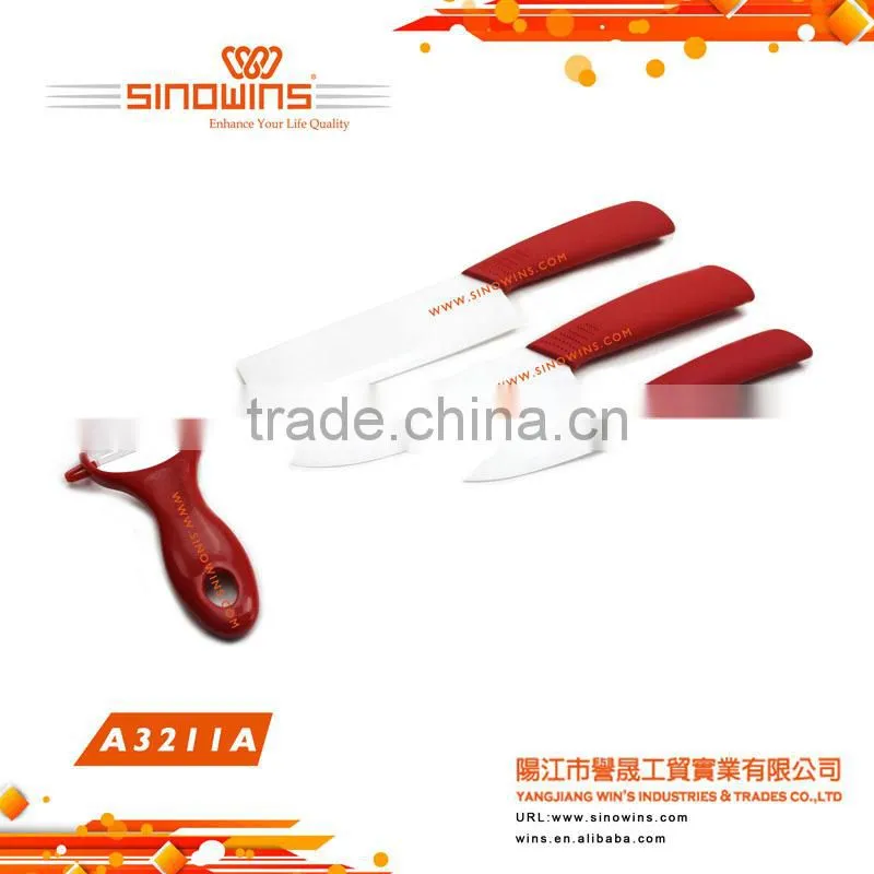 Greatest Ceramic Kitchen Knife Set with Ceramic Vegetable Peeler