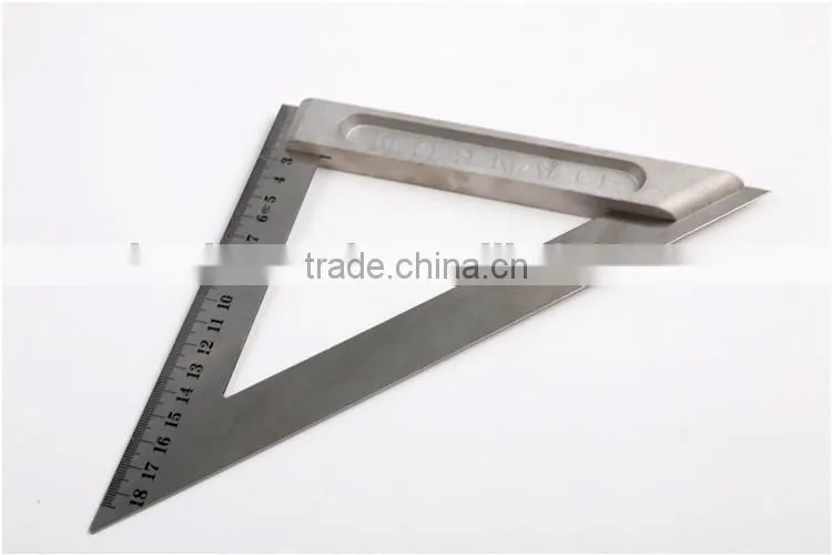 Professional aluminium triangle ruler for measuring