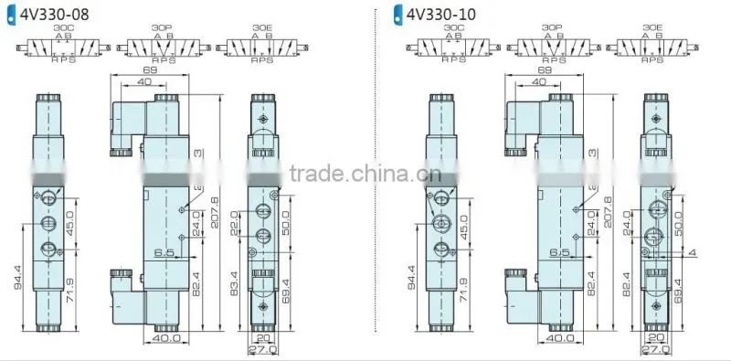 4V300series Control Valves with high quality