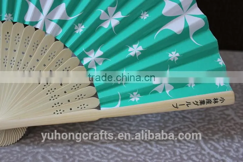 2015 stable quality best wholesales paper fan souvenir fan
