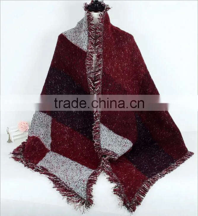 Winter Promotional Cheap Fashionable Acrylic Scarf Wholesale Scarf Shawl For Women