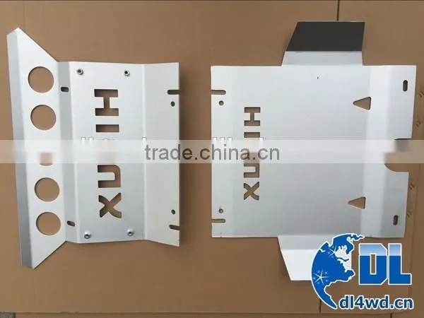 Alloy aluminum plate White color for Toyota Hilux Vigo