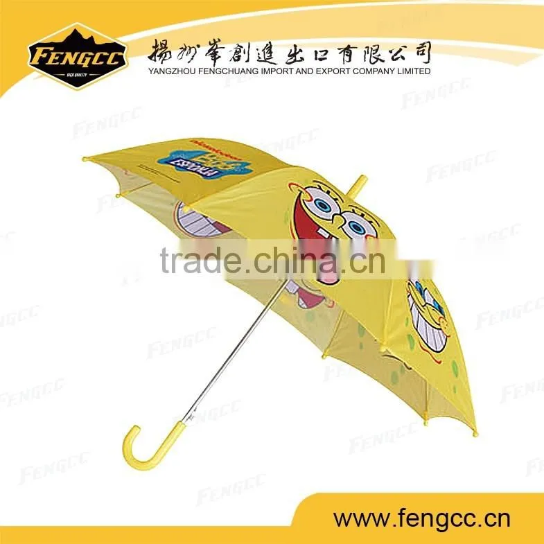 Manual Open Cartoon Picture Umbrella for Kids