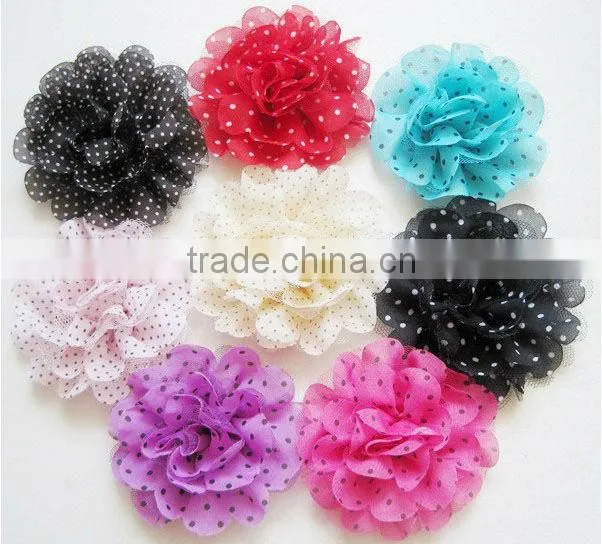 CF0478 Fashion wholesale boutique black grosgrain lace baby hair bows