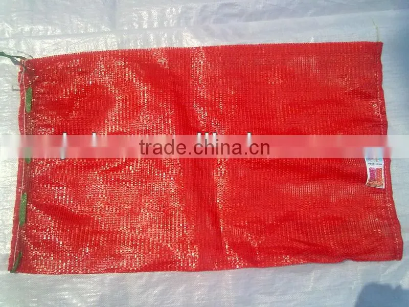 Raschel mesh packaging bags for onions potatoes vegetables