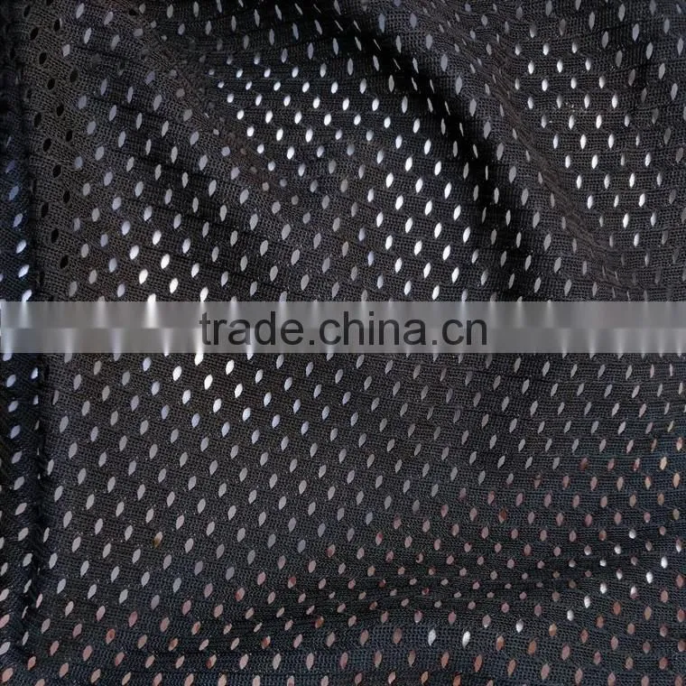100% polyester mesh fabric sigle jersey fabric,sportswear fabric