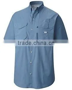 Wholesale fishing shirts short sleeve fishing shirts fishing wear sunscreen suits quick dry fishing shirts UV protect