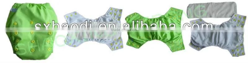 New designed Minky baby bamboo cloth diaper