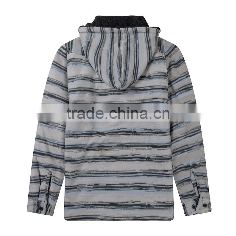 Winter fashion children clothing outdoor windproof sherpa lined child jacket