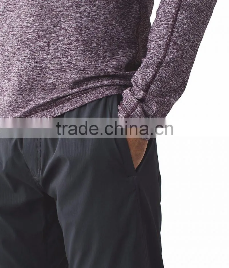 Quick dry polyester woven fabric training pants mens trekking pants