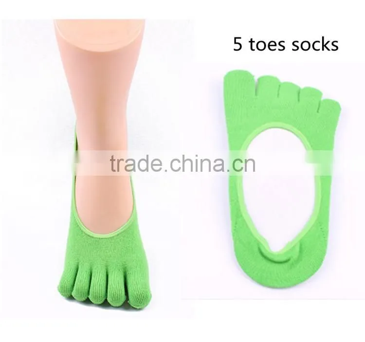 Summer New Casual womens Socks Cotton Sports Five Finger Socks Casual Breathable Calcetines Toe Socks Ankle Socks