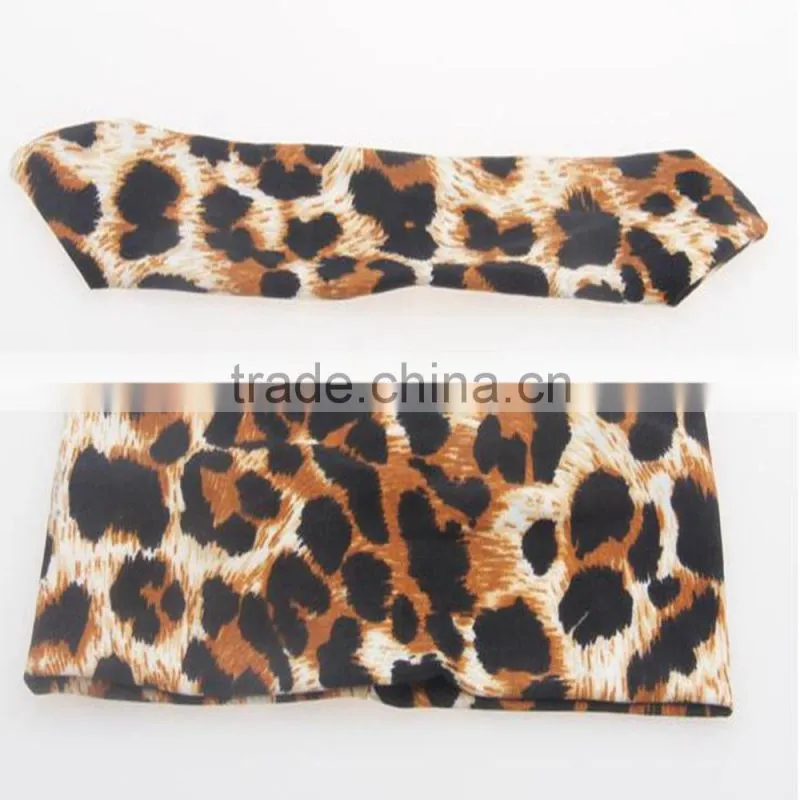 Fashion Zebra And Leopard Cotton Elastic Headband,Bow Knot Headband